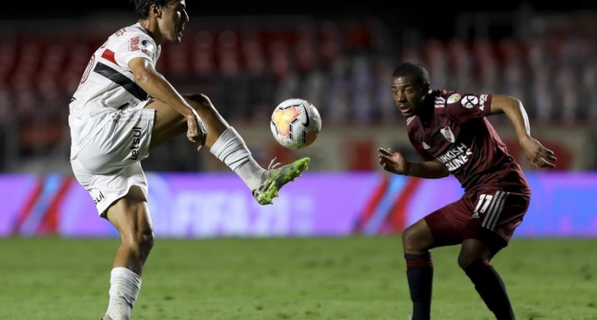 River hizo cuatro goles pero igualó 2 a 2 ante San Pablo