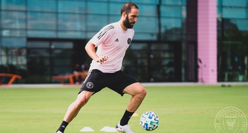 Gonzalo Higuaín, ya en la MLS: 