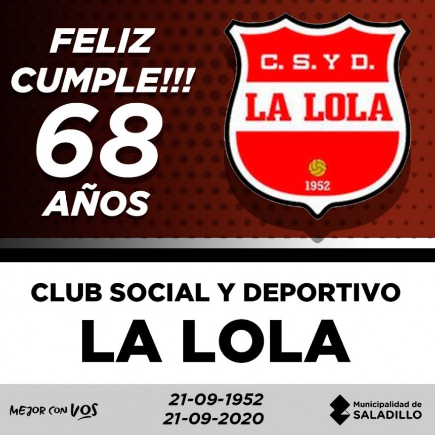 FELIZ CUMPLEAÑOS LA LOLA