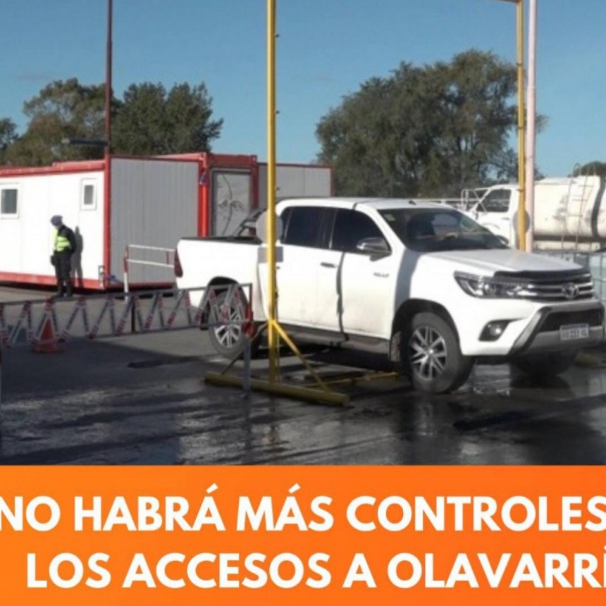  LEVANTAN LOS CONTROLES EN LOS ACCESOS A OLAVARRÍA