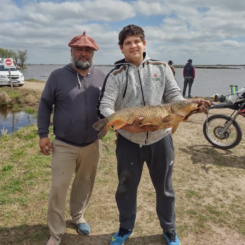 Nicolás Basilio ganó el Concurso 61° Aniversario del Club de Pesca Saladillo