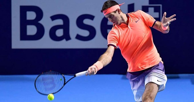 Del Potro se vengó de Goffin y 