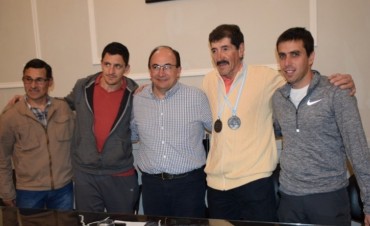 Miguel Ángel Lubo fue recibido por el Intendente