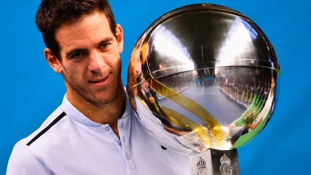 Del Potro la rompió y retuvo el título en Estocolmo