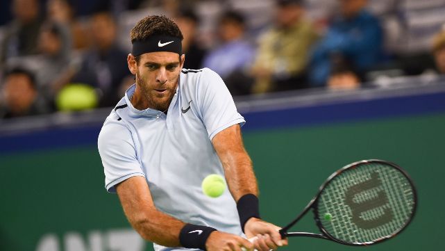 Delpo empezó derecho su defensa del título en Estocolmo
