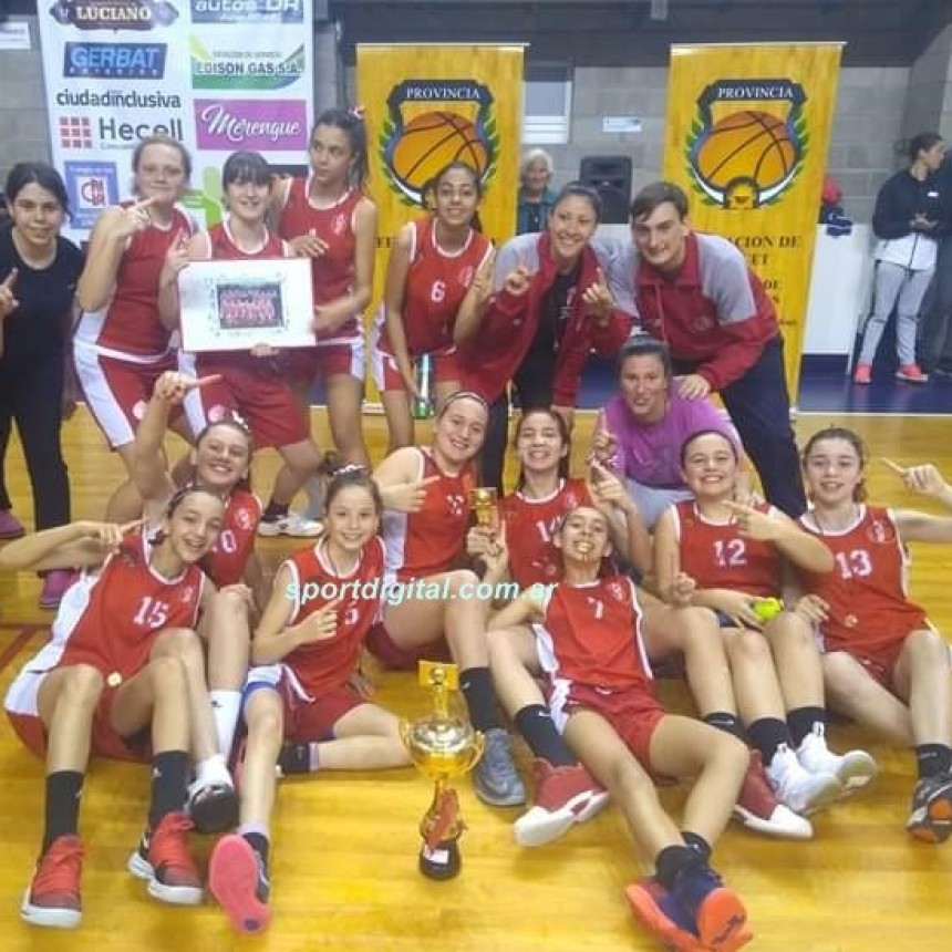 Belén Rojas campeona provincial con la selección de Mar del Plata