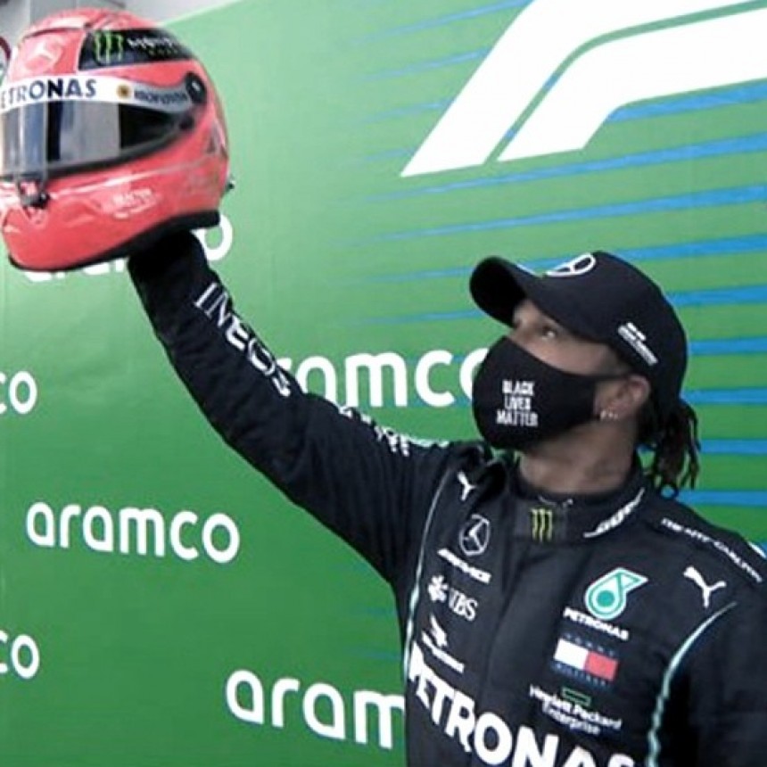 Hamilton hace historia en Nürburgring al igualar el récord de victorias en la Fórmula 1