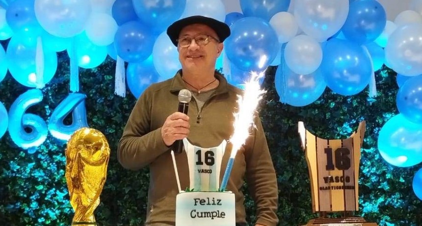 Gran noche: El Vasco tuvo su merecida fiesta de cumpleaños