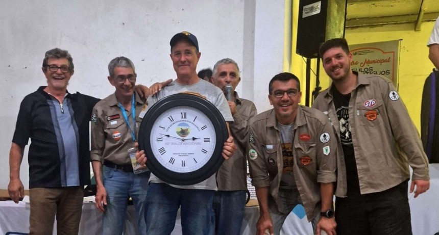 Increíble Rally Nacional de Motos Antiguas se vivió en Saladillo