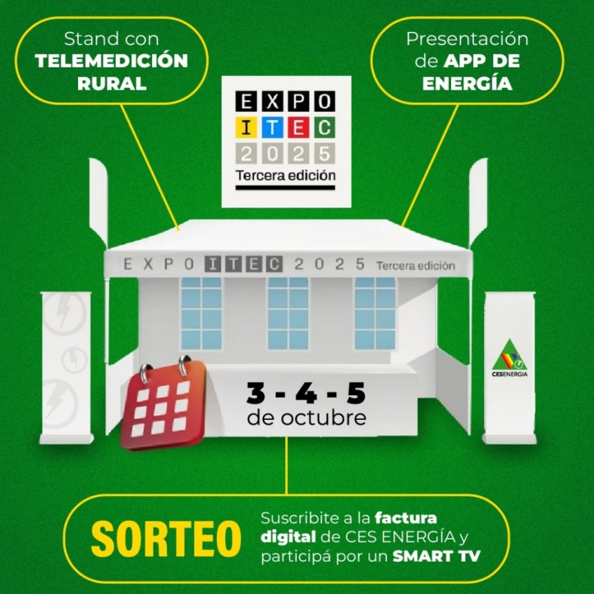  CON BUENA ENERGÍA: La CES apuesta todo al Desarrollo local en la Expo ITEC 025 y Rural de Saladillo