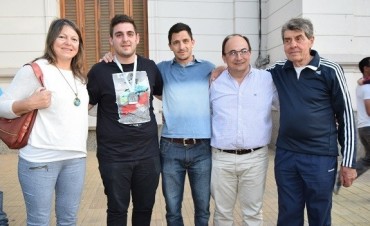 El Intendente José L. Salomón recibió a Nelson Luján