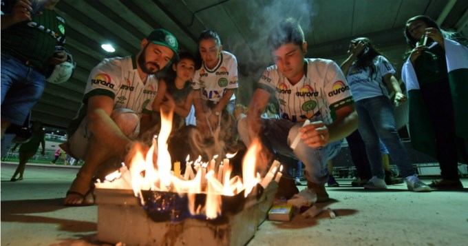 Chapecó llora con profundo dolor a sus víctimas