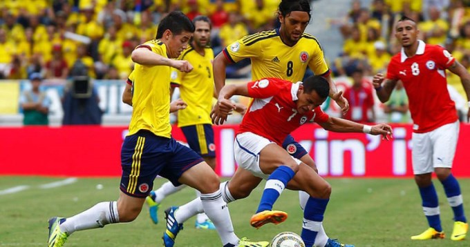 Colombia-Chile, un encuentro que Argentina mira de reojo