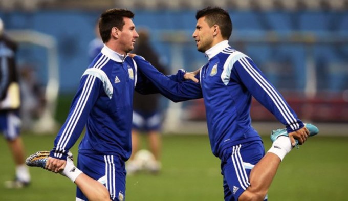 Messi y el Kun, candidatos a ser 