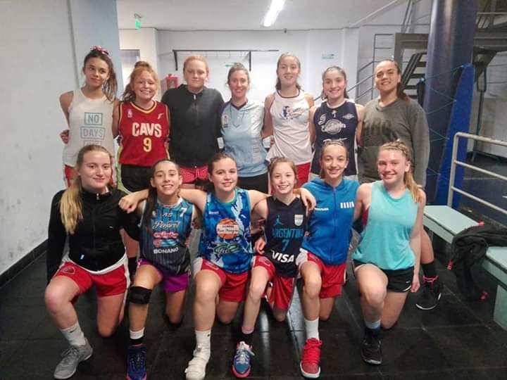 Belén Rojas en los entrenamientos de la selección de Buenos Aires