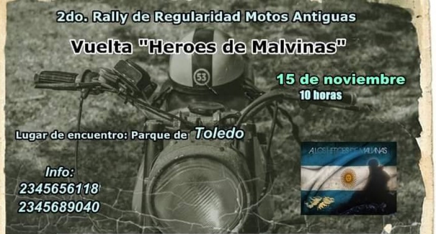 Segundo Rally  para Motos Clásicas y Antiguas en Saladillo