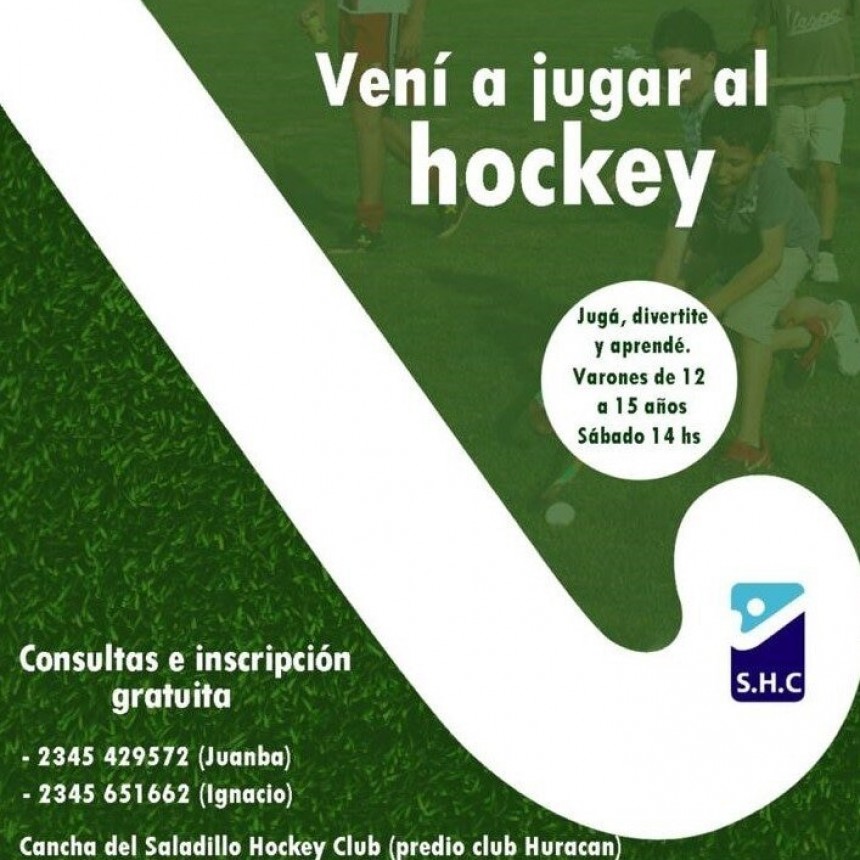 Saladillo Hockey convoca a niños locales a practicar gratuitamente