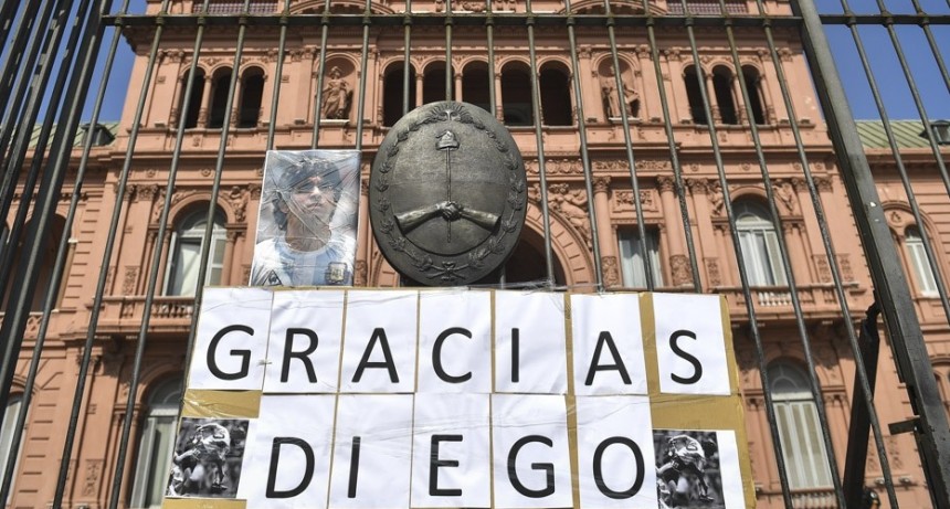 Se espera una multitud en el velatorio de Maradona en Casa Rosada