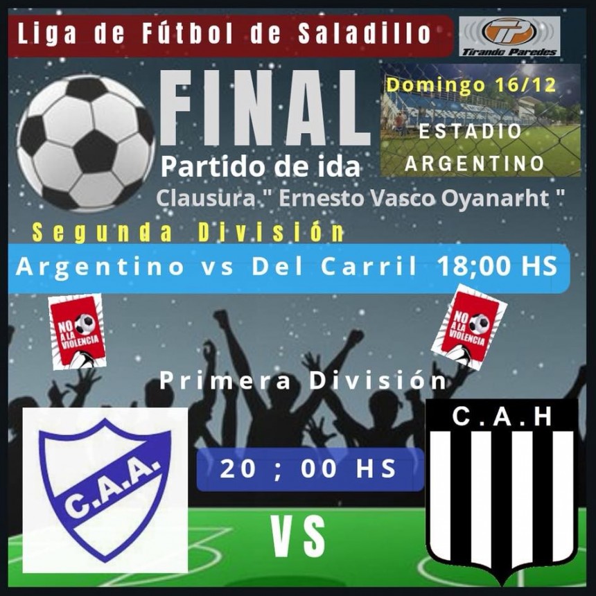 Arranca la final del Torneo de Primera División de Fútbol