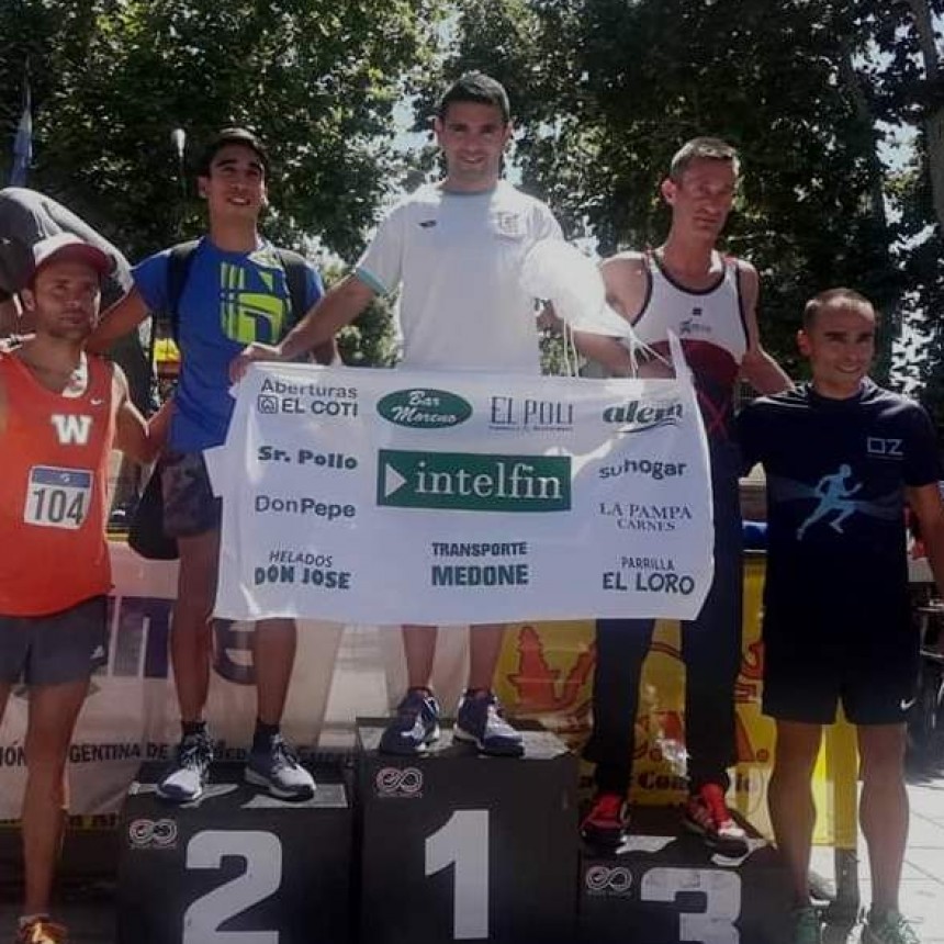Ezequiel Aguilera ganó la 14° Edición de la maratón de Valentín Alsina