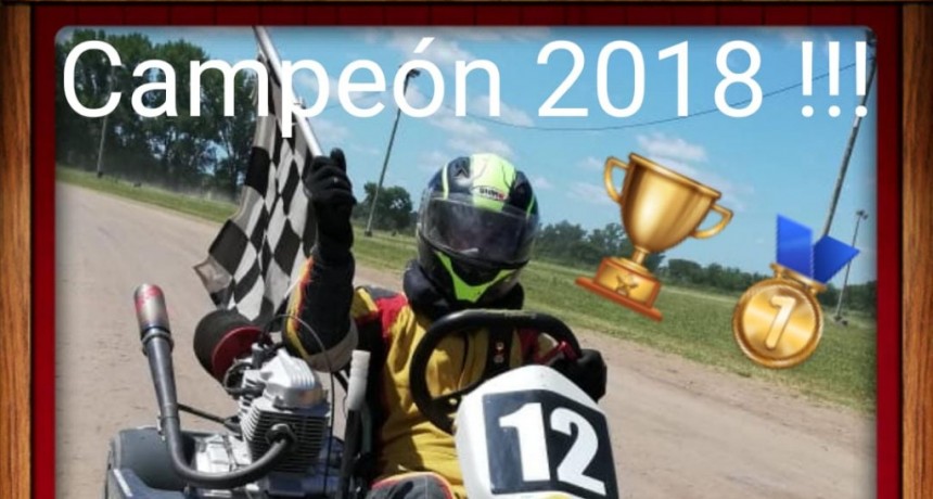 Sergio Mancinelli se coronó campeón del Karting del Sur Bonaerense