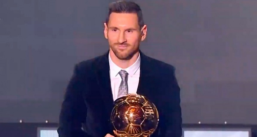Messi recibió su sexto premio y es el más ganador de la historia