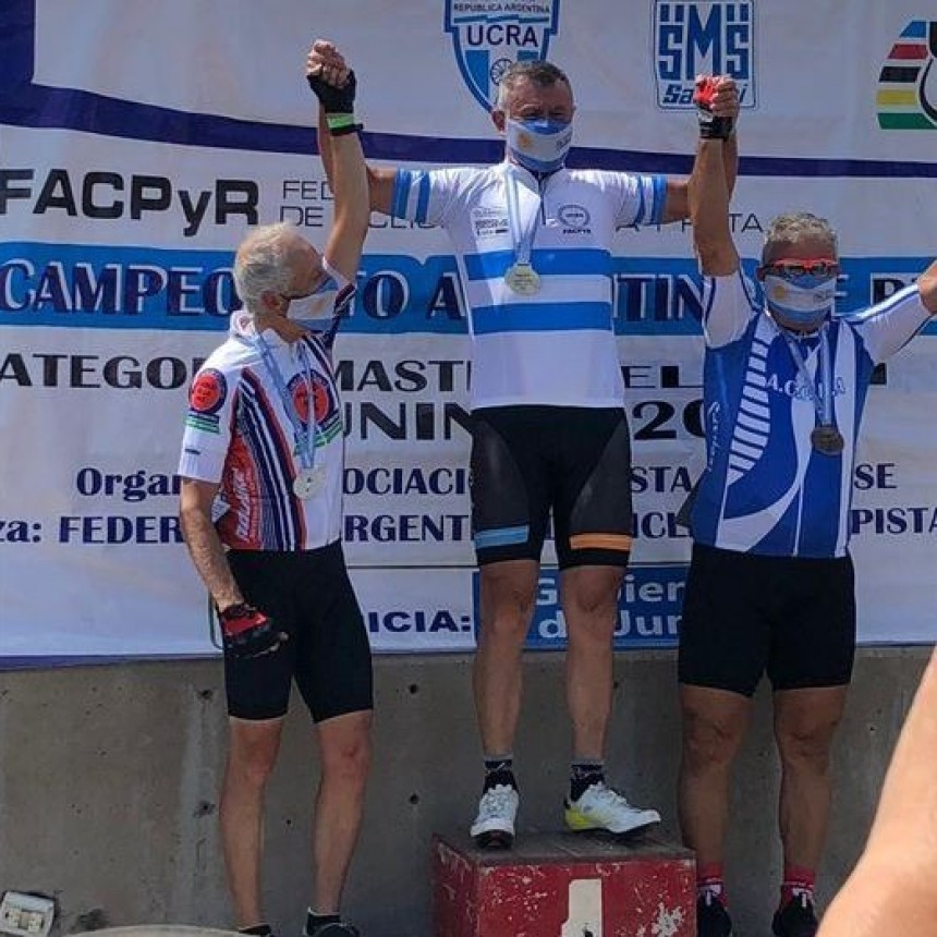 Gustavo Ruiz Sub campeón Argentino de Ruta Master D1  