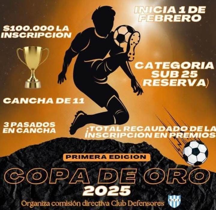 Fútbol: Primera Edición de Copa de Oro Sub 25 