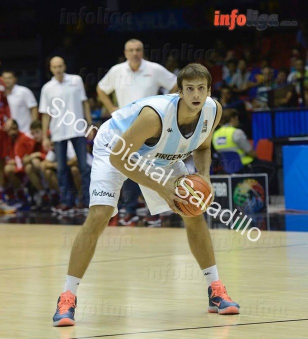 Marcos Delia Con La Seleccion Argentina Entrena En Houston Con Scola